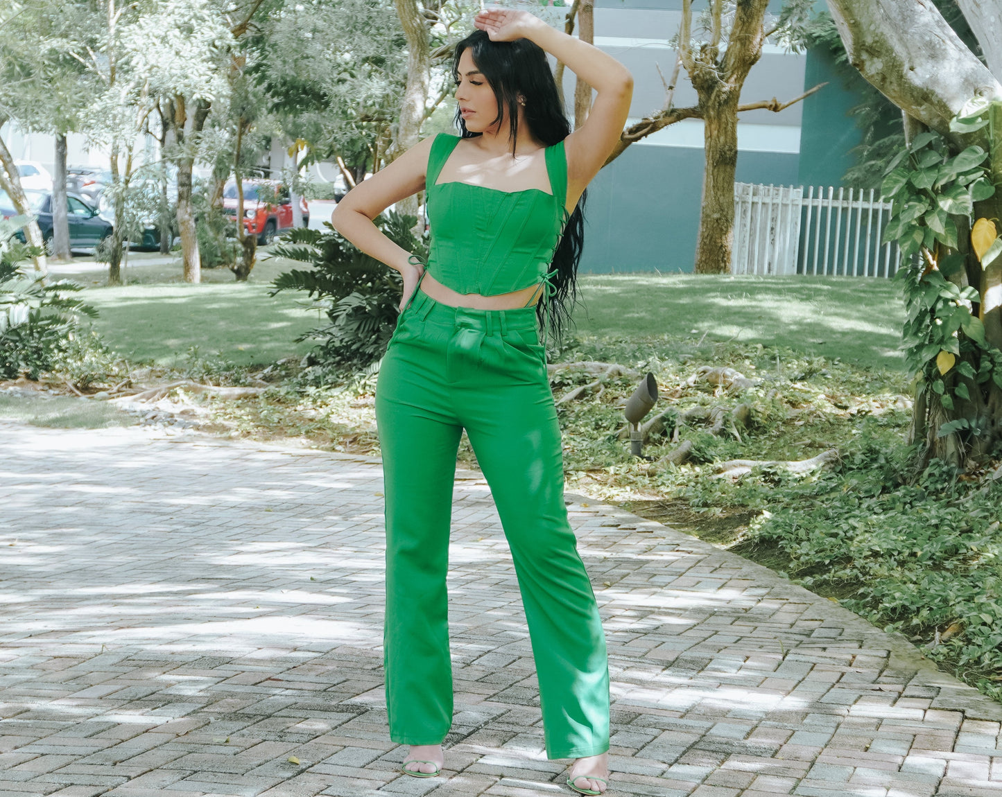 Ava Green Pants