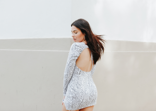 Zebra Mini Dress